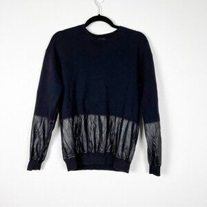 ARITZIA Wilfred Free‎ Long Sleeve Pullover Black Sz S